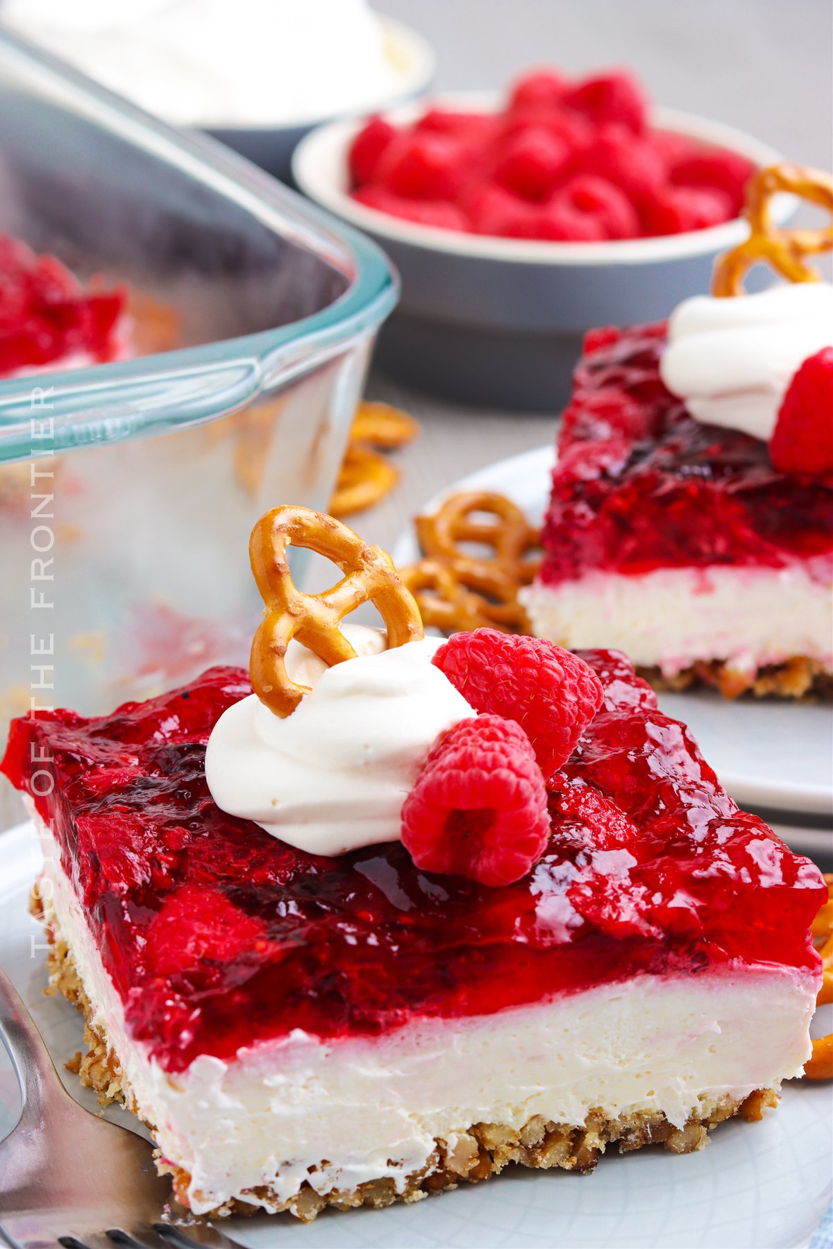 Recipe for Raspberry Pretzel Salad