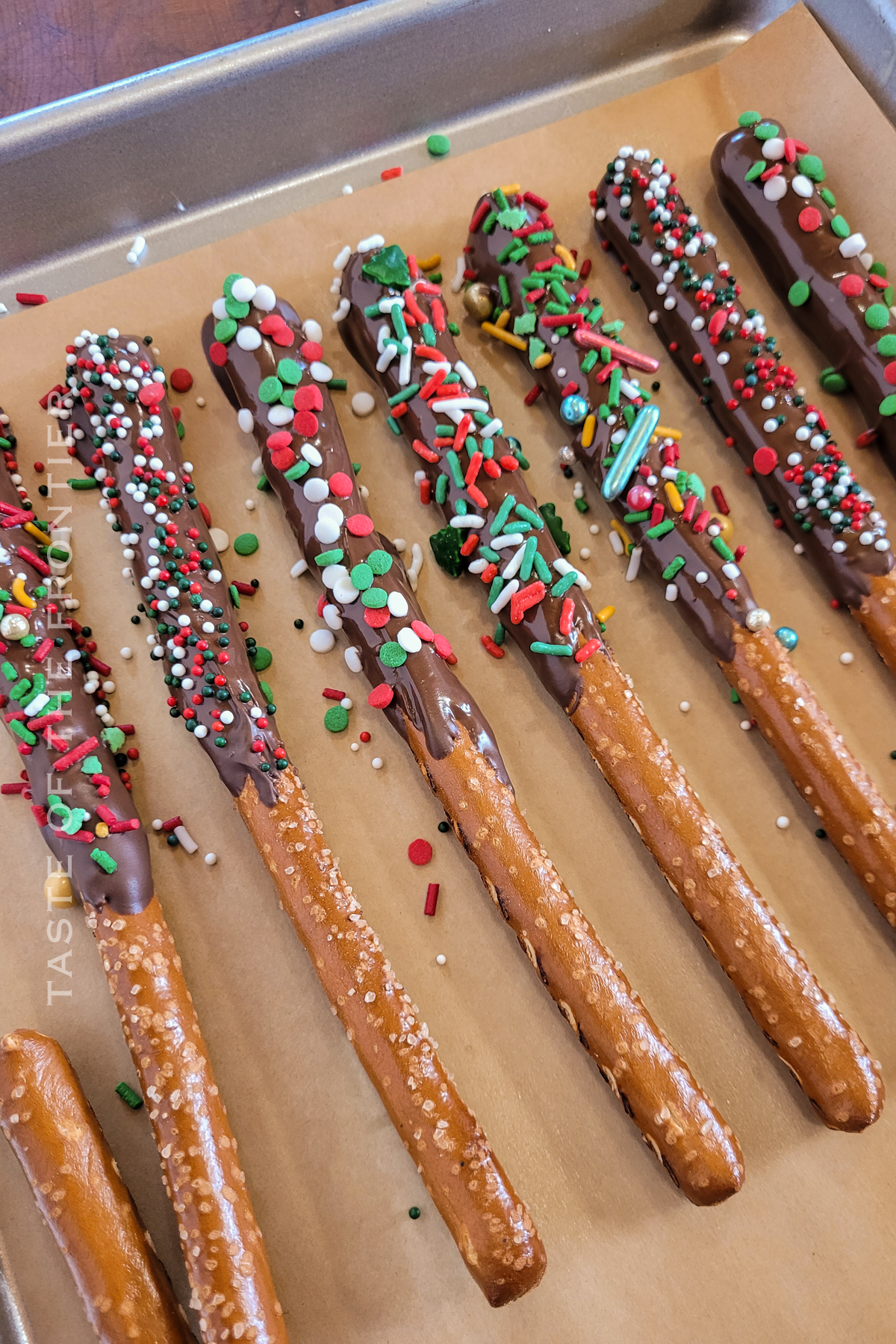 Decorated Pretzel Rods