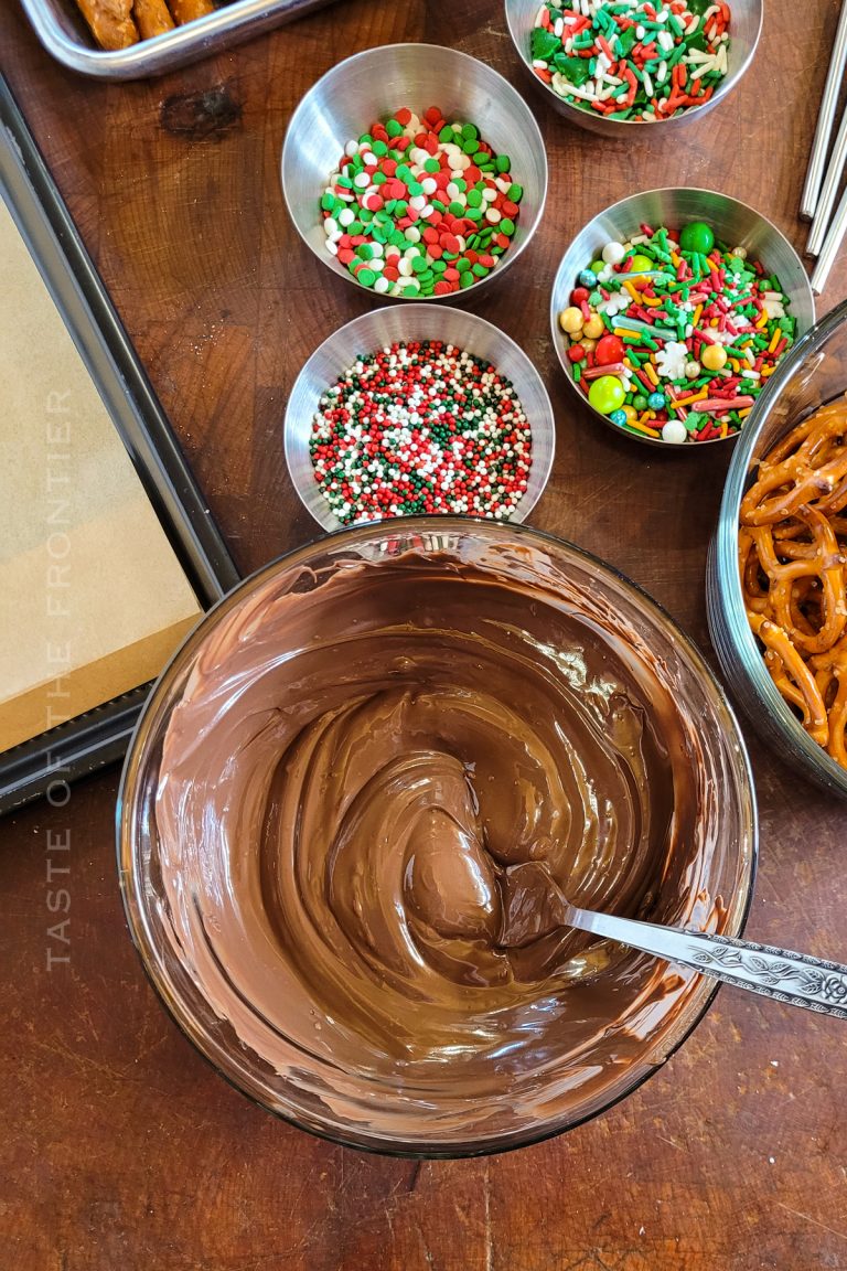 Chocolate Covered Pretzels Taste of the Frontier