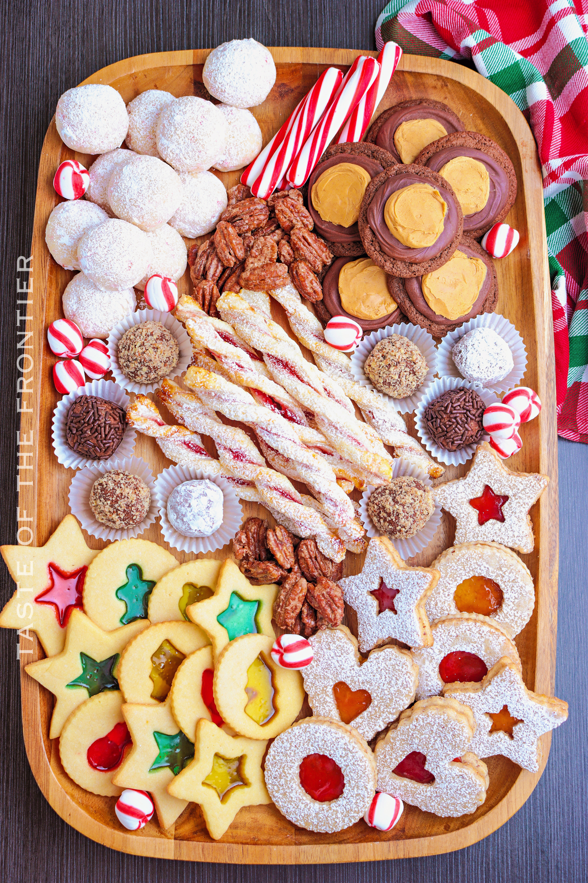 Recipe for Christmas Cookie Board
