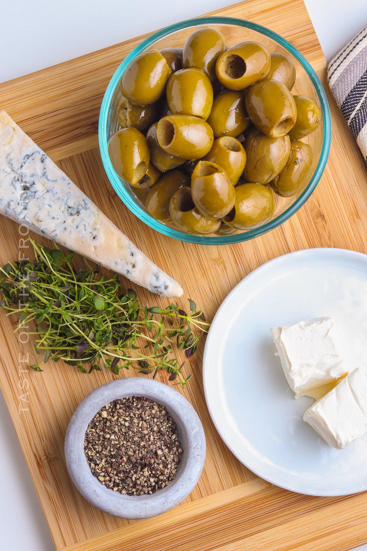 ingredients for Stuffed Olives