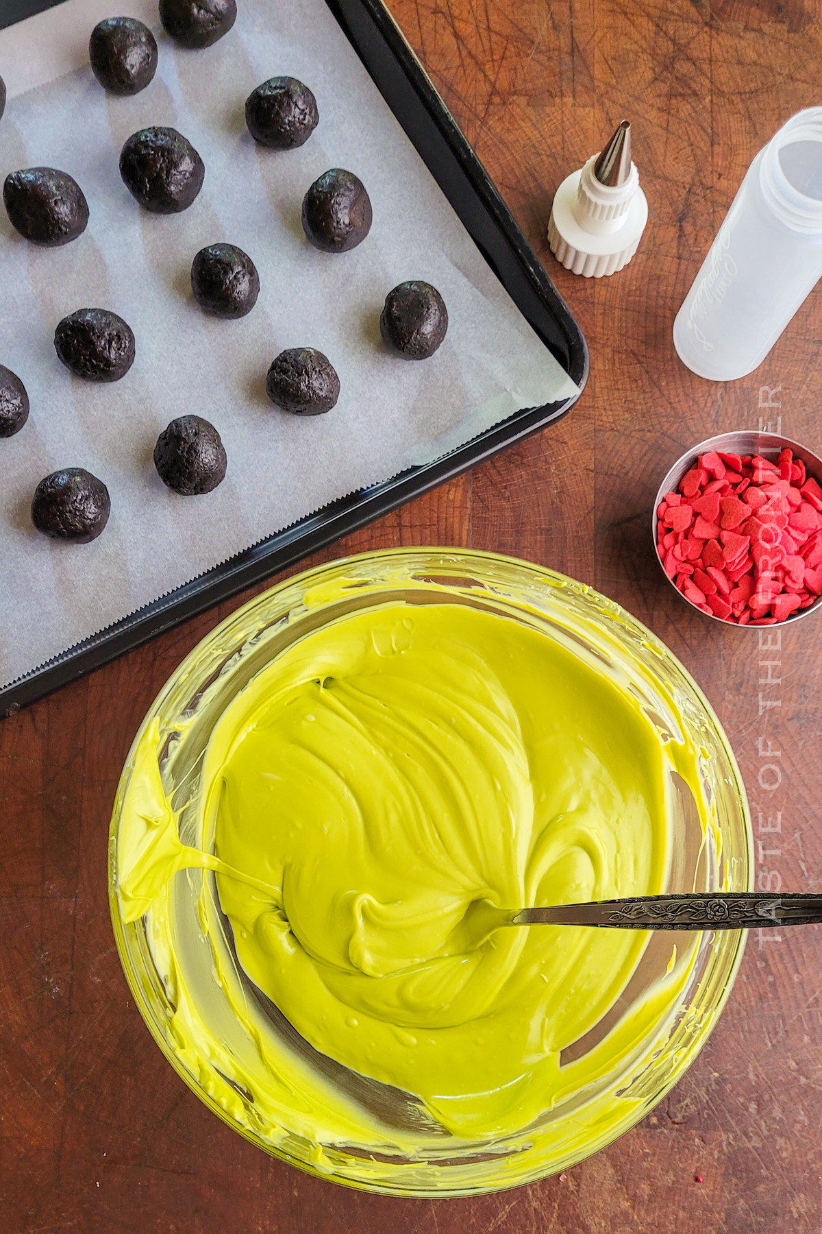How to Make Grinch Truffles