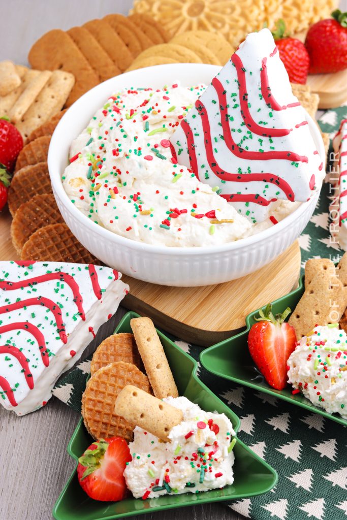 Little Debbie Christmas Cake dip