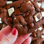 Peppermint Chocolate Chunk Cookies