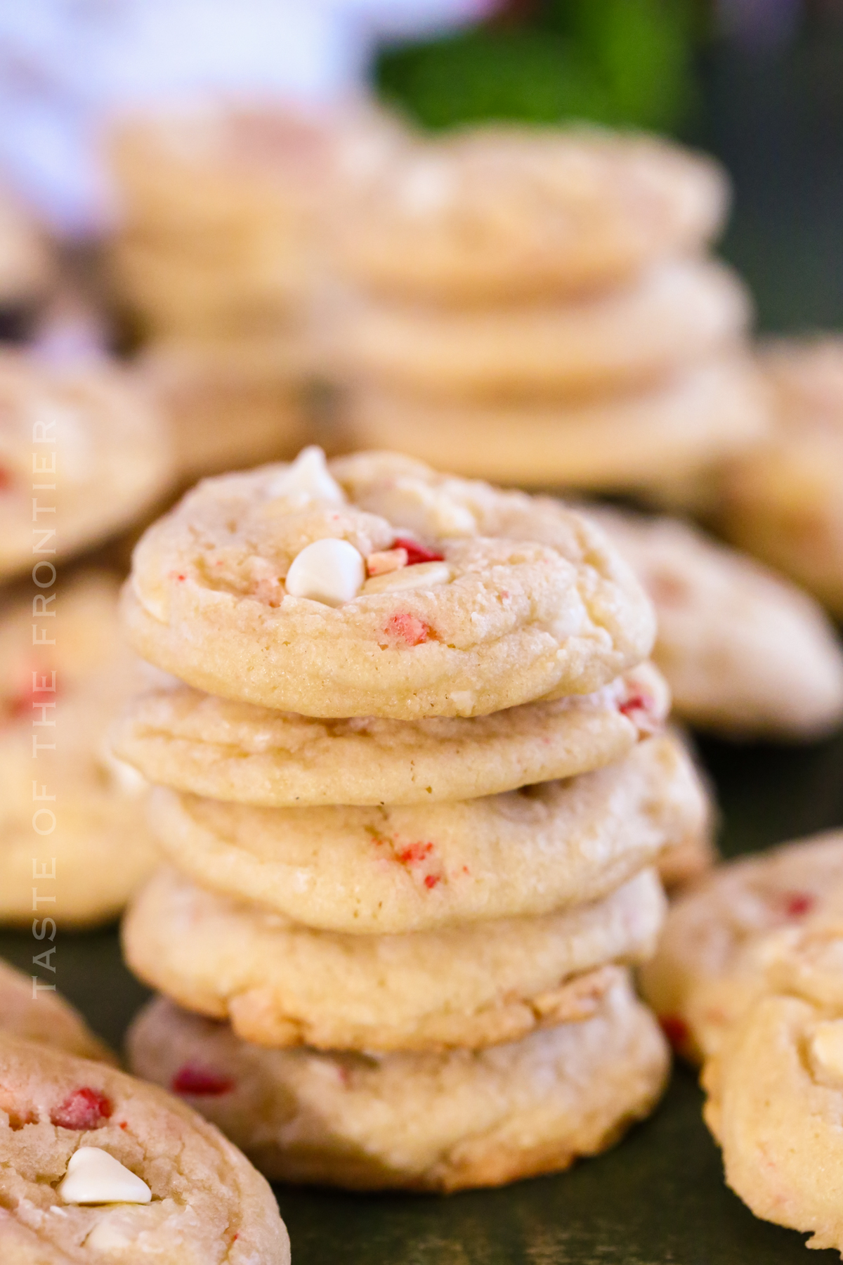 Stack of Peppermint Cookies