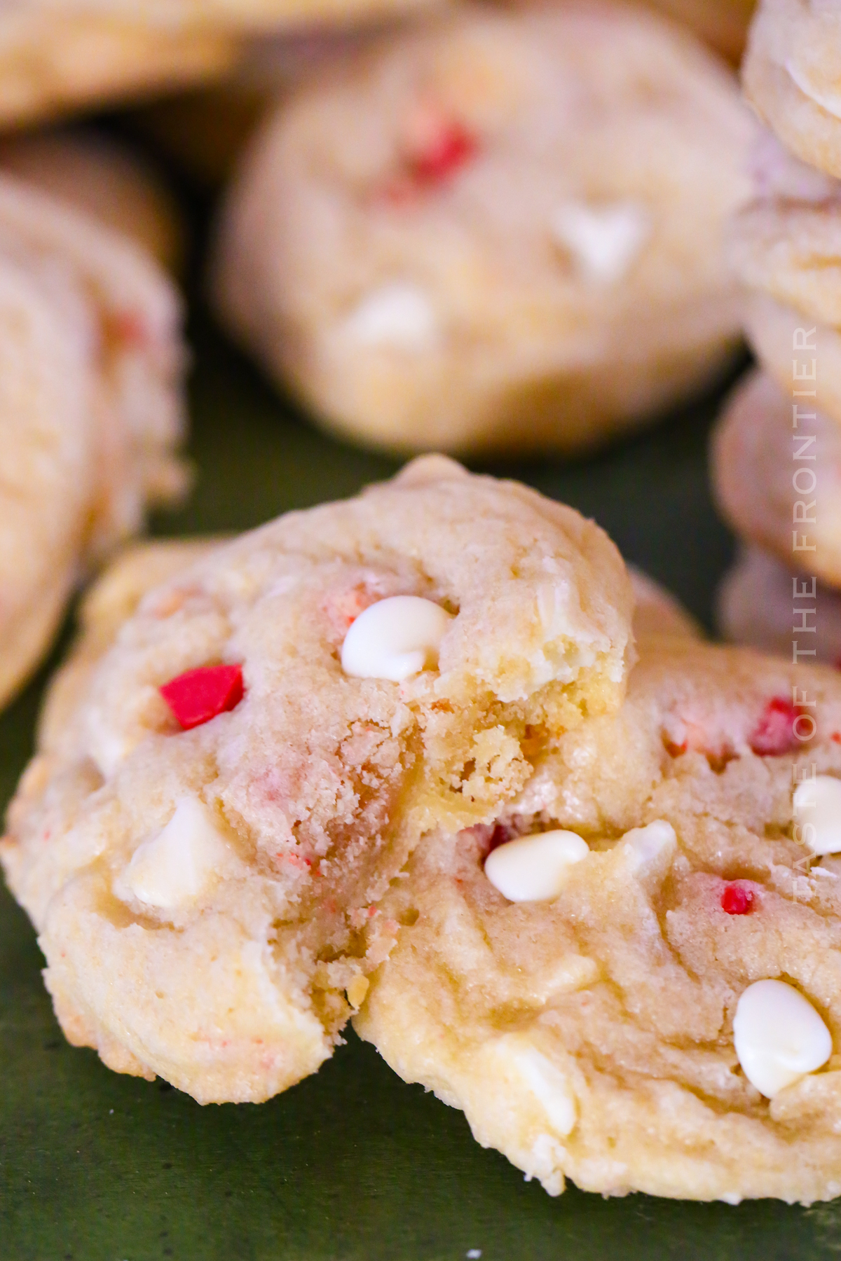 White Chocolate Peppermint Cookies