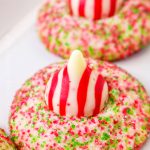 Peppermint Shortbread Cookies