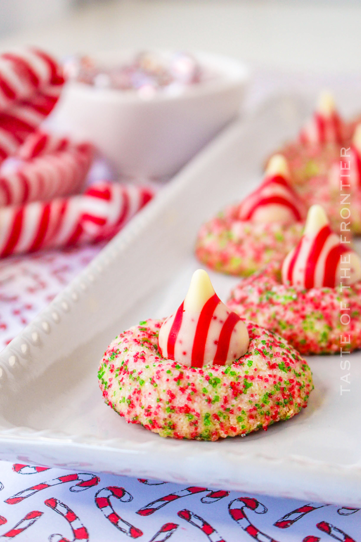 Recipe for Peppermint Shortbread Cookies