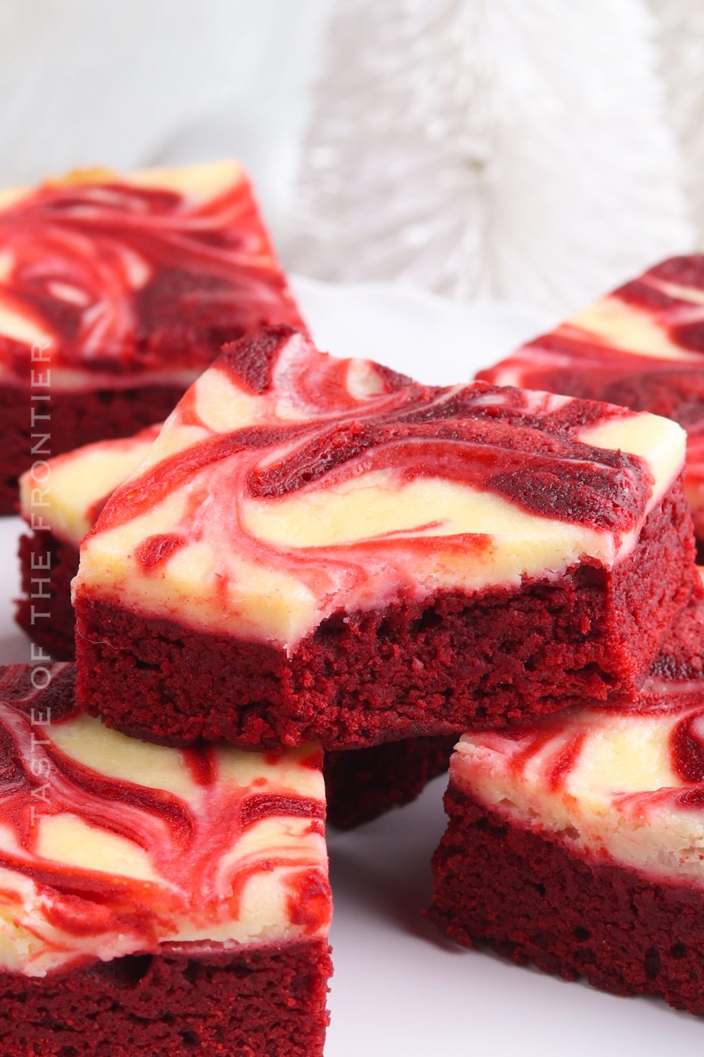 Red Velvet Cream Cheese Brownies Taste of the Frontier