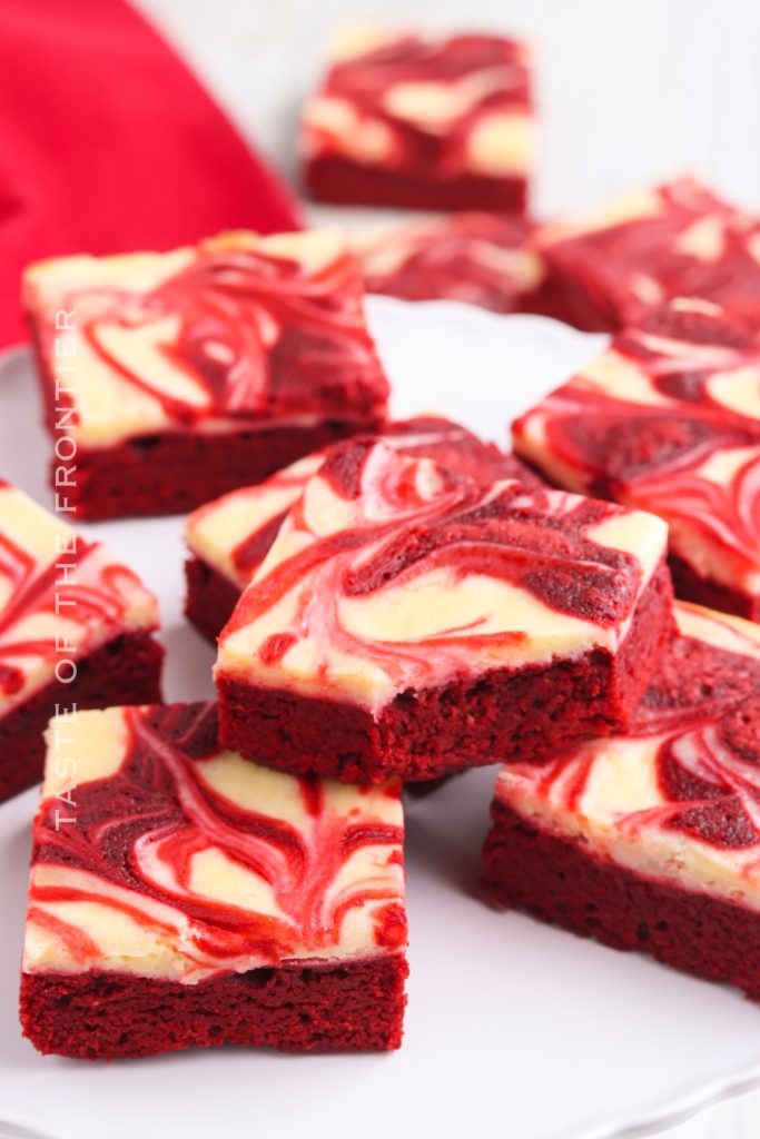 Red Velvet Cream Cheese Brownies Taste of the Frontier