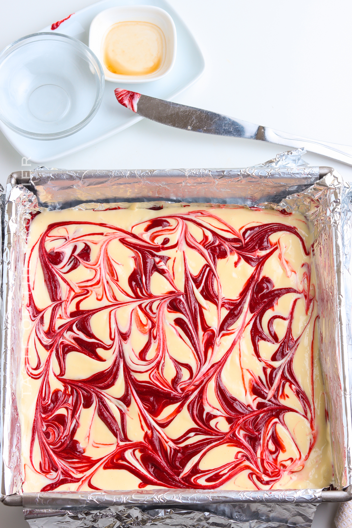 swirled brownies