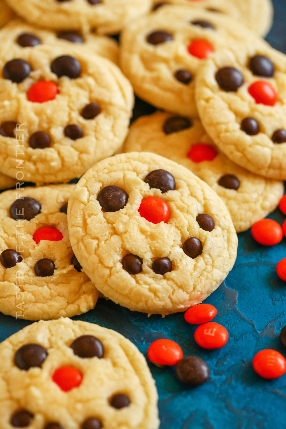 Christmas cake mix cookies