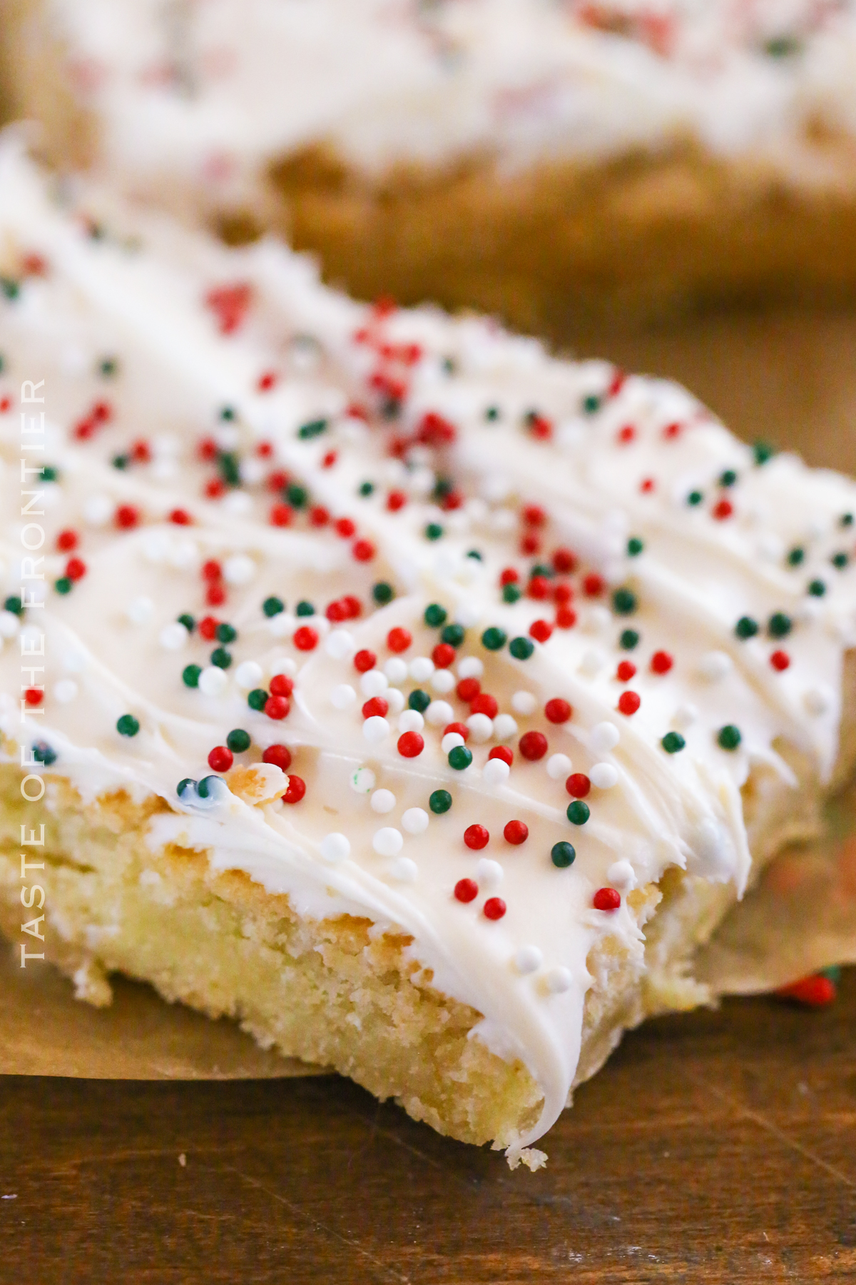 Christmas Sugar Cookie Bars