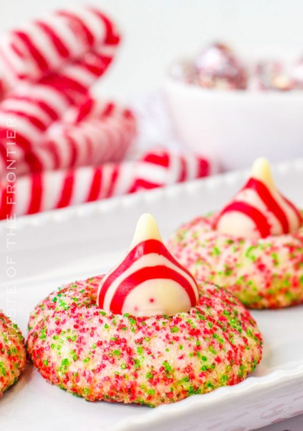 Peppermint Kiss Cookies