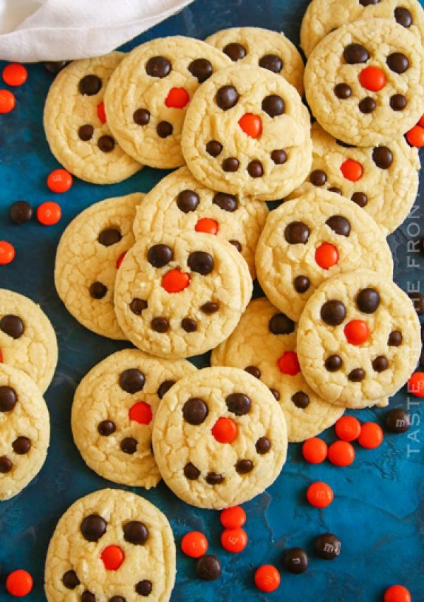 Snowman Cake Mix Cookies