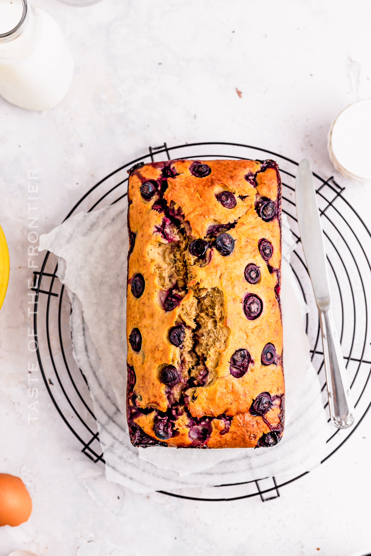 baked loaf of quick bread