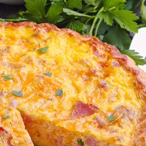 Ham and Cheese Quiche Taste of the Frontier