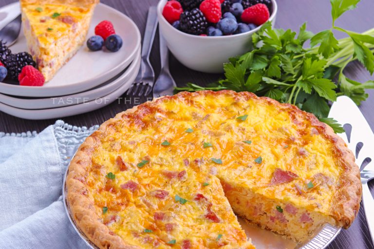 Ham and Cheese Quiche Taste of the Frontier