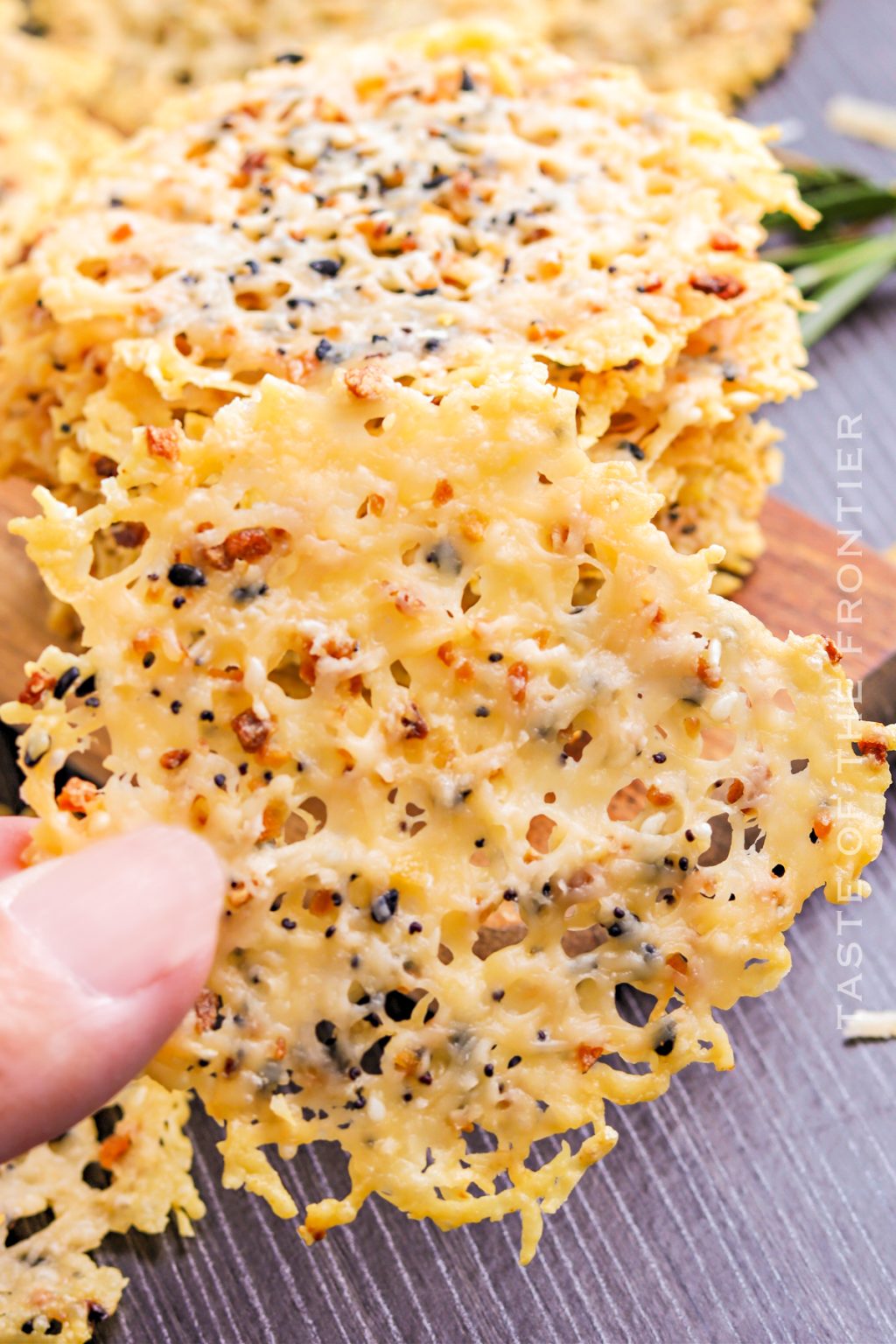 Parmesan Crisps Taste of the Frontier