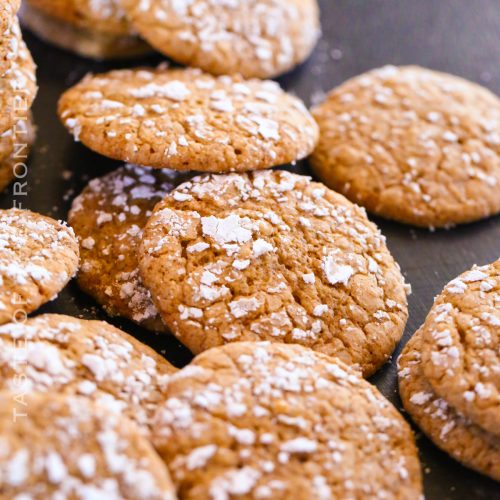 Gingerbread Crinkle Cookies Taste of the Frontier