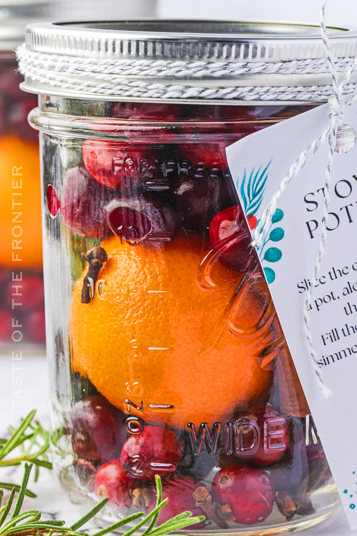 potpourri gift jar