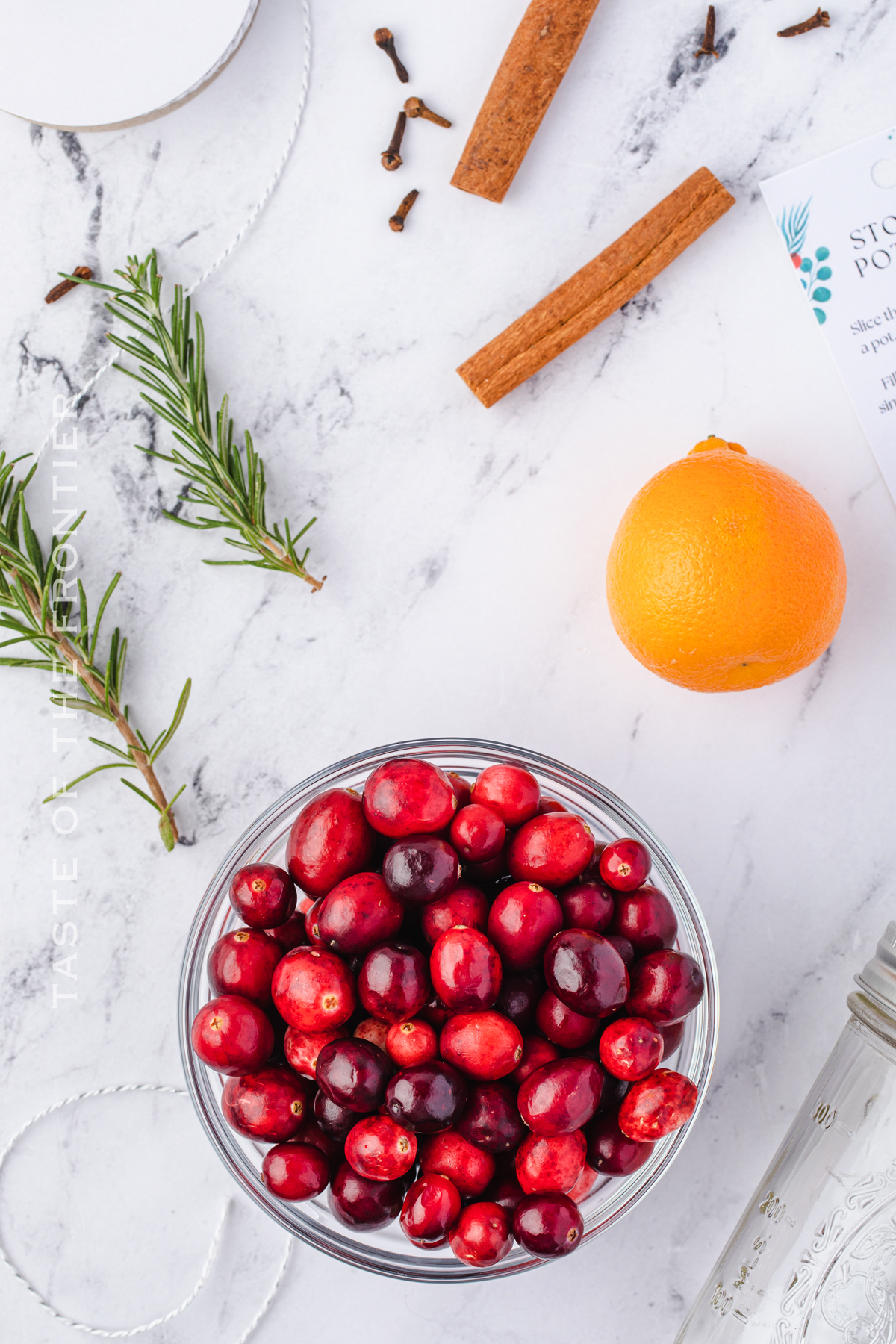 ingredients for Stovetop Potpourri