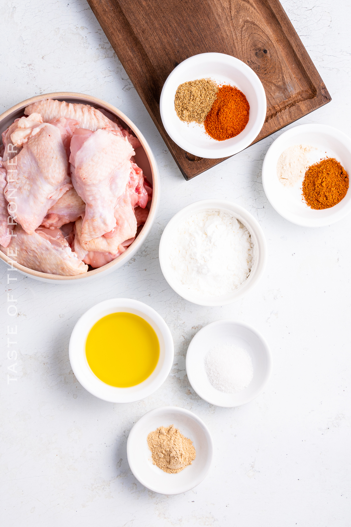 ingredients for Air Fryer Chicken Wings