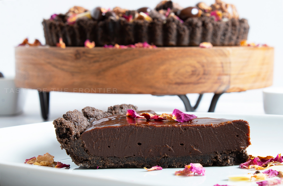 slice of Chocolate Ganache Tart