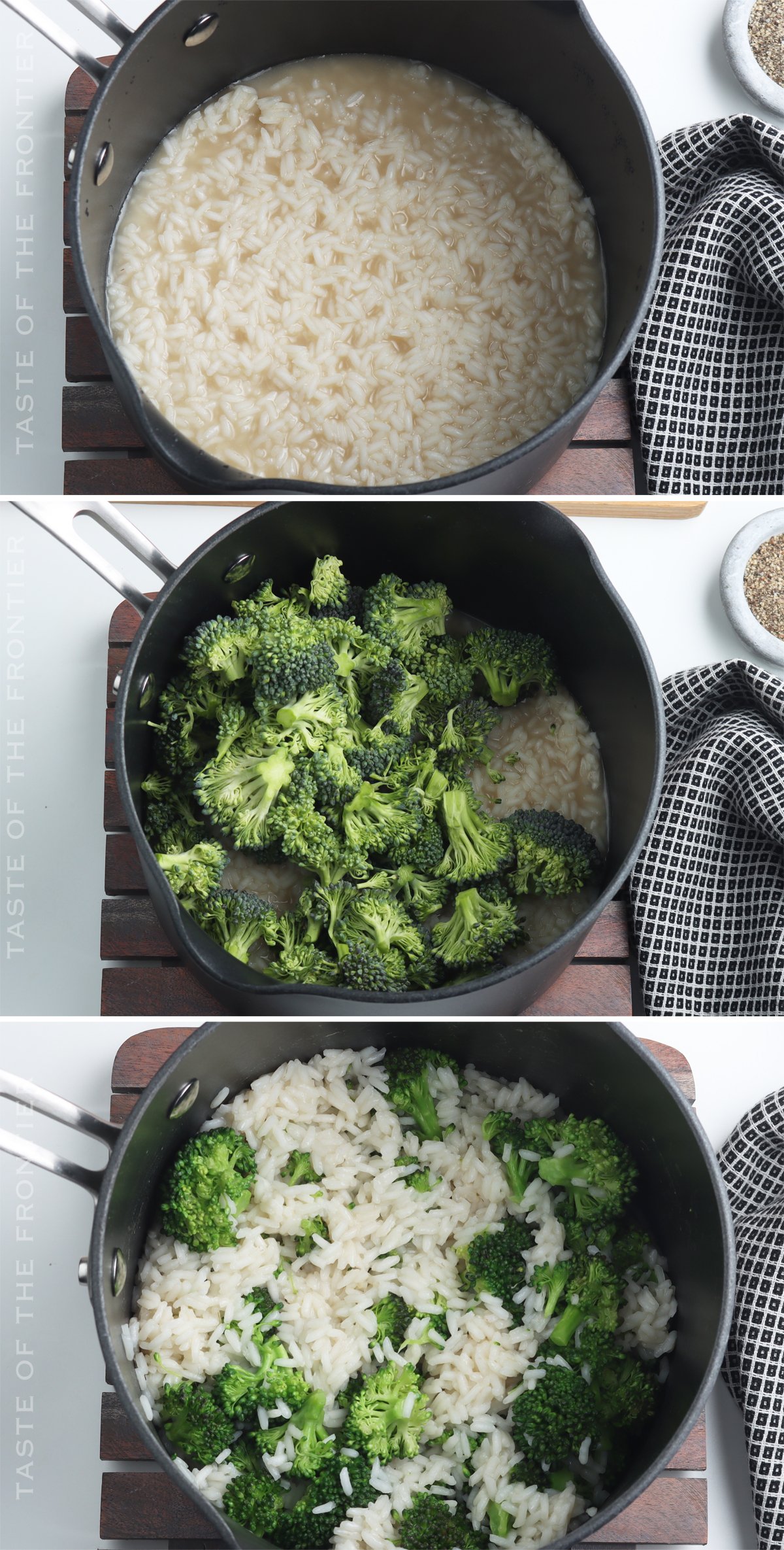 how to make rice and broccoli