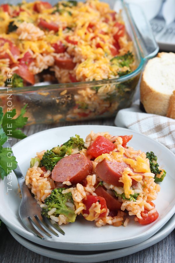 Sausage and Rice Casserole Taste of the Frontier