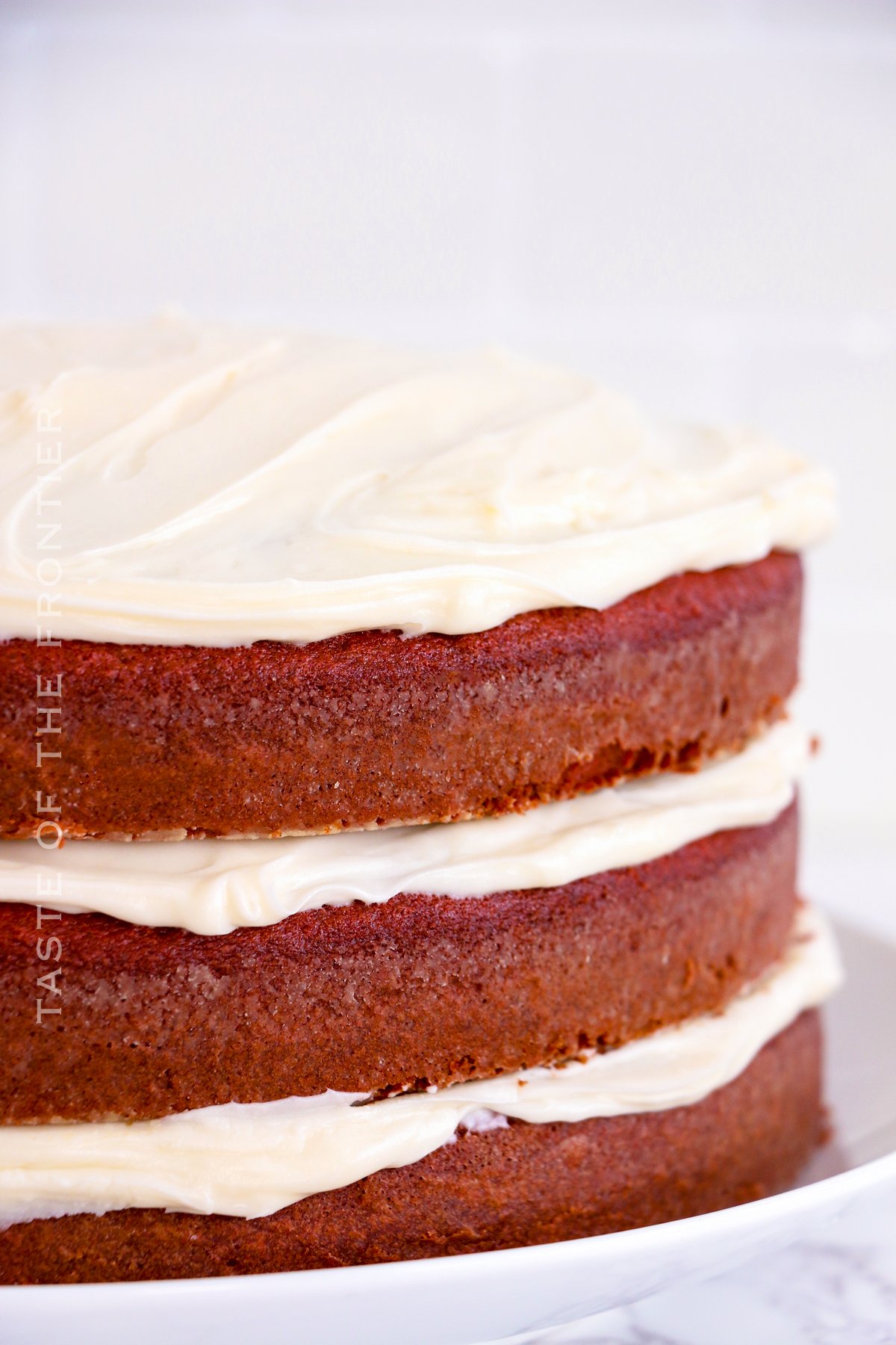 frosted Red Velvet Cake