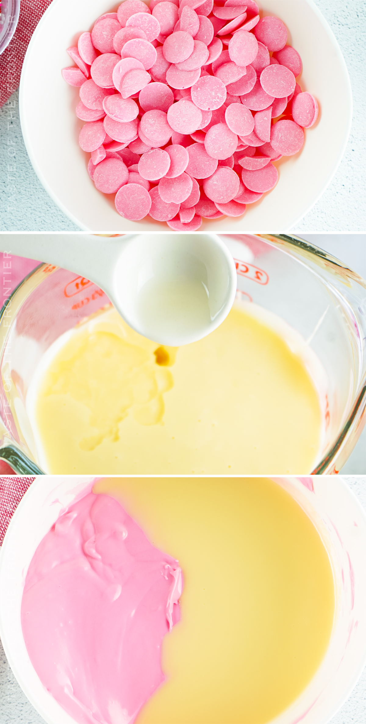 how to make pink fudge