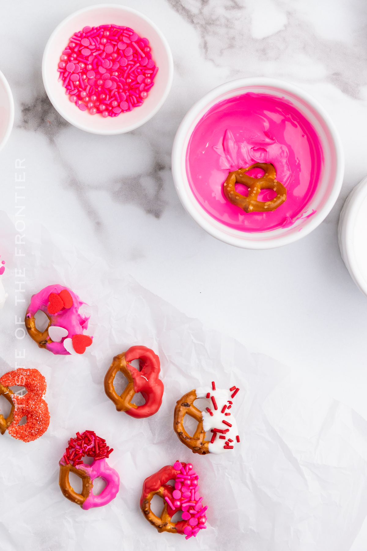 decorated pretzels