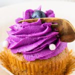 Blueberry Cupcakes with Blueberry Frosting