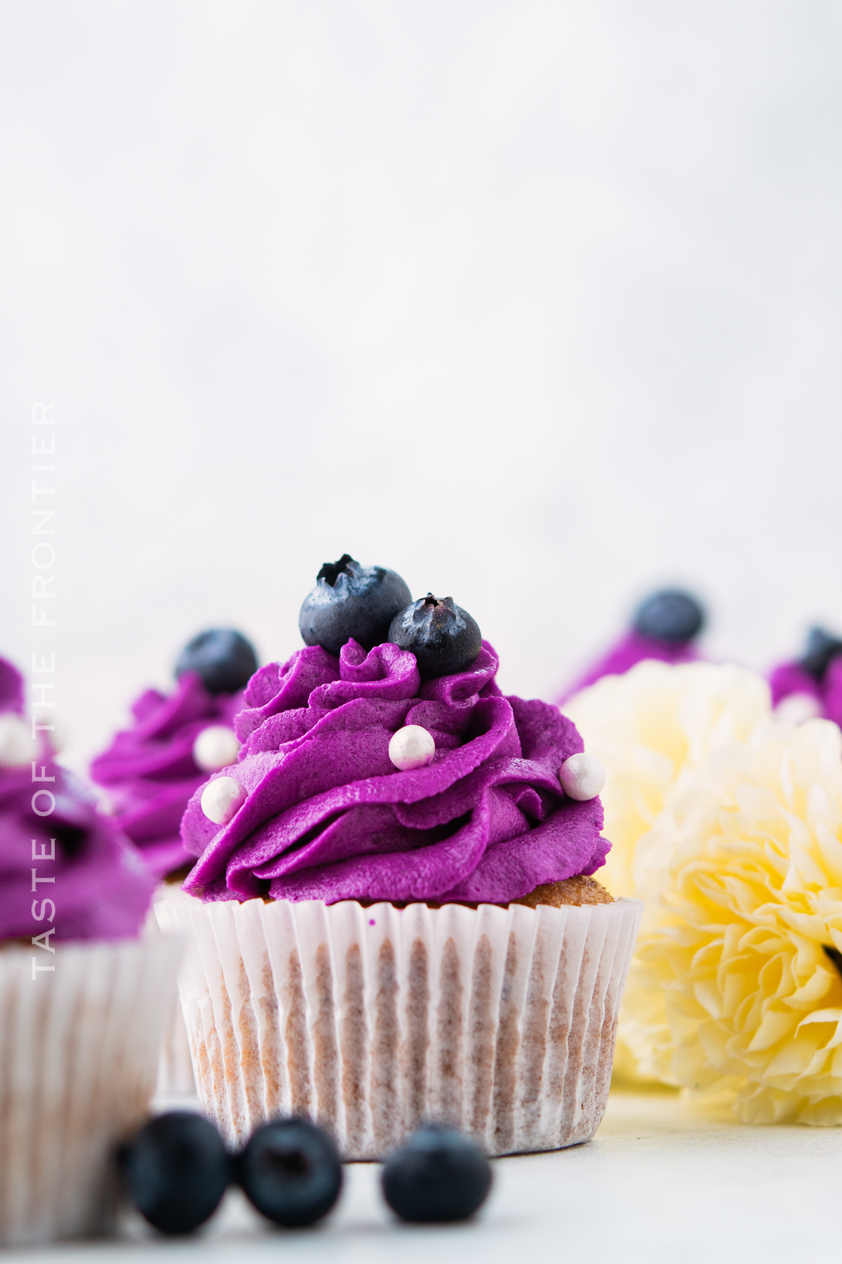 the best Blueberry Cupcake recipe