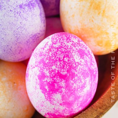 Dye Eggs With Rice