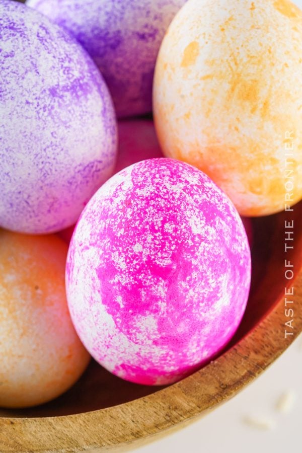 Dye Eggs With Rice