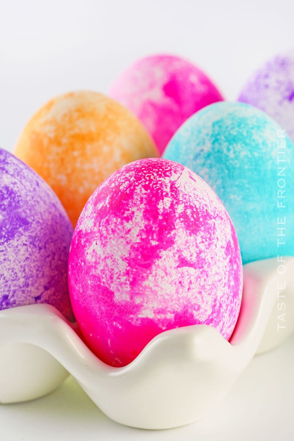 easter egg dying - no water
