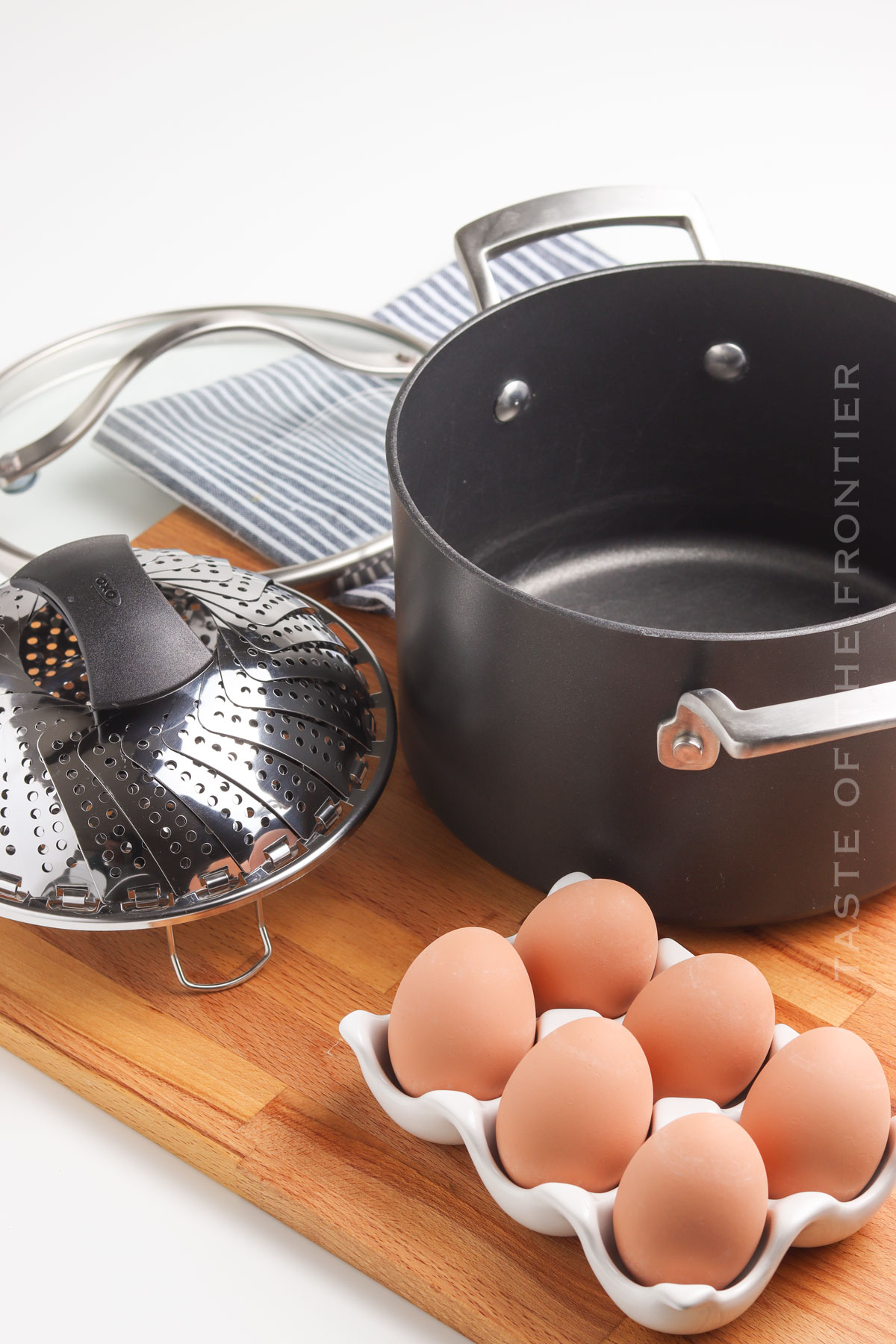 ingredients for Steamed Eggs