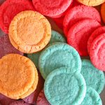 Rainbow Colored Cookies for St Patrick's Day