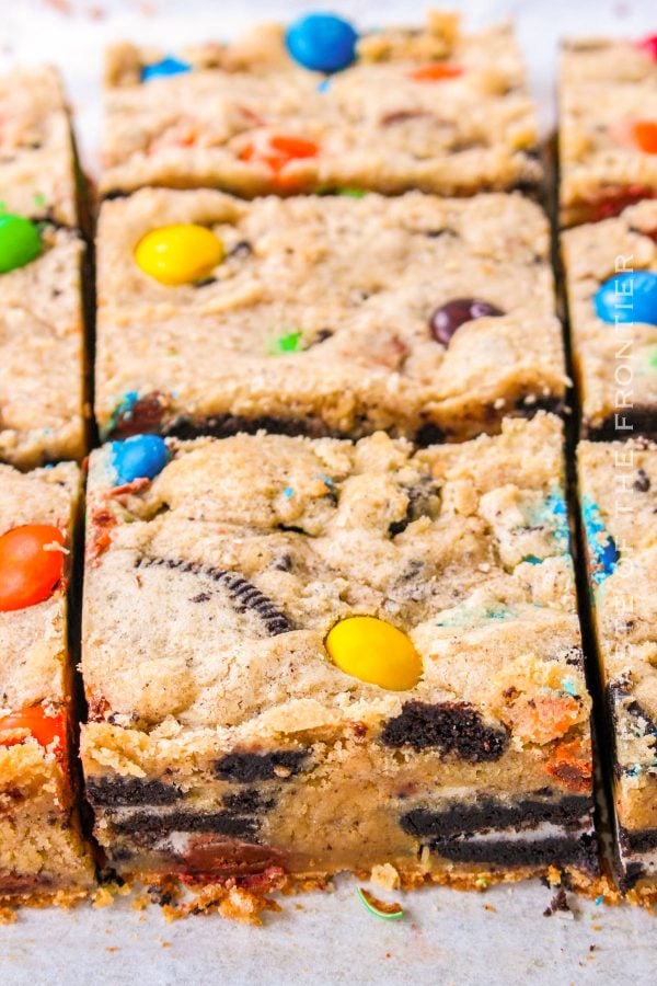 M&M Cookie Bars