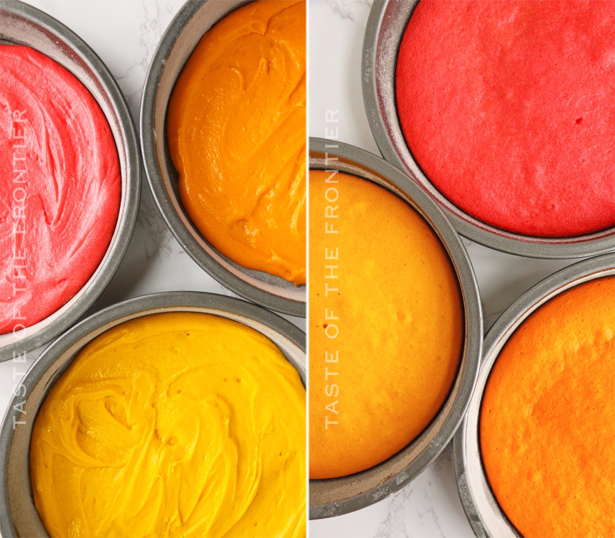 baking the color layers