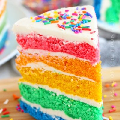 Easy Rainbow Cake