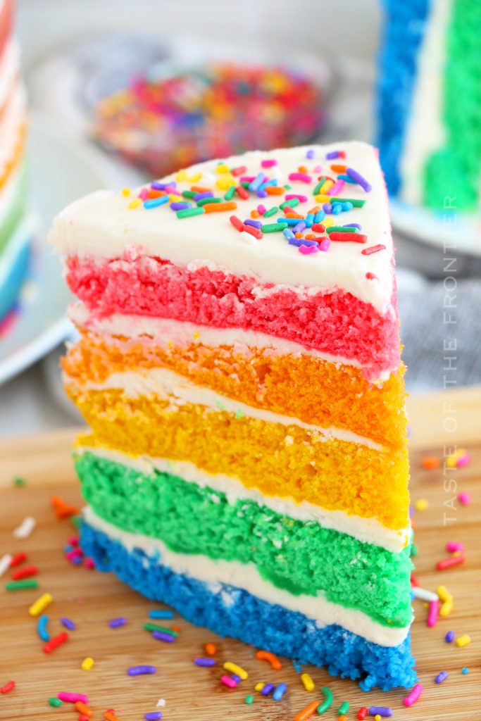 Rainbow Cake Taste of the Frontier