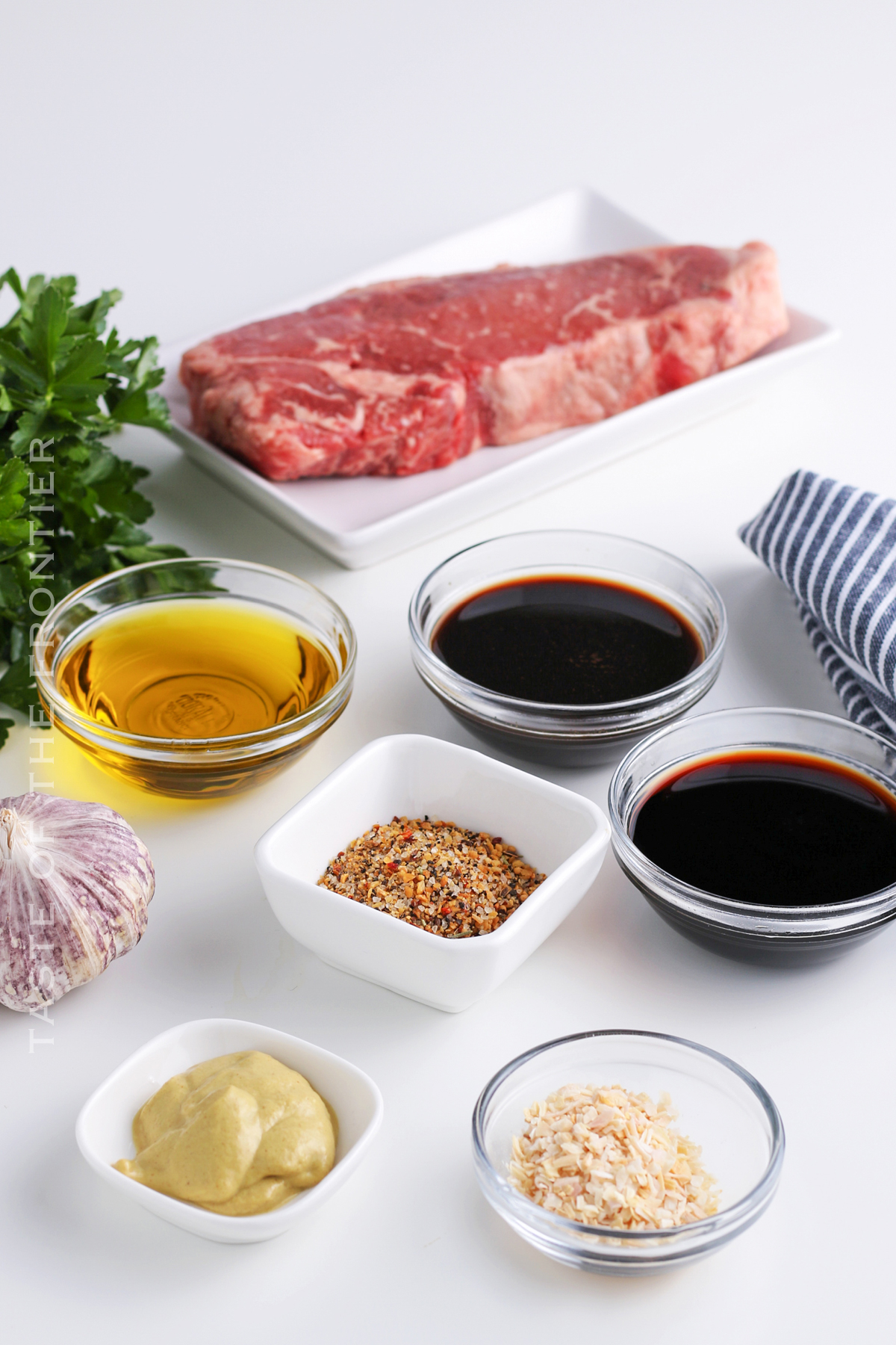 ingredients for The Best Steak Marinade