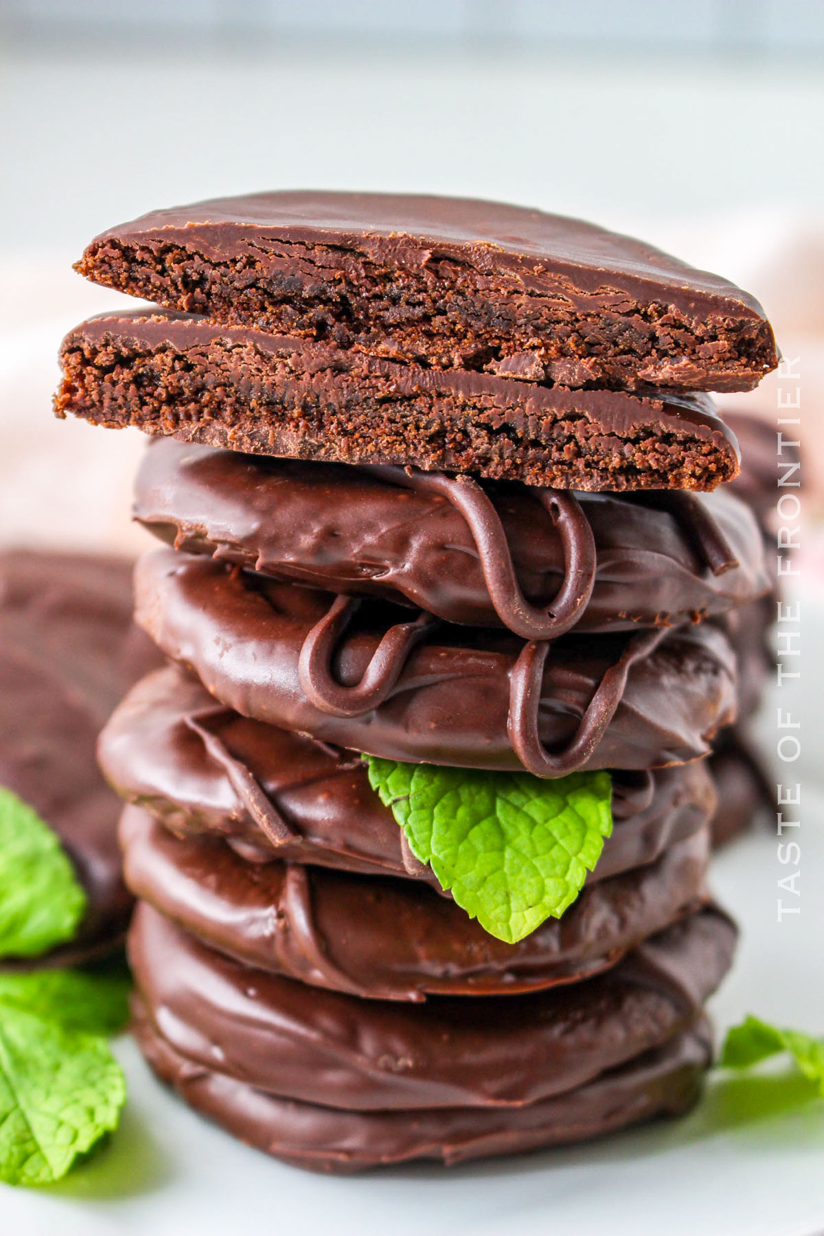 Copycat Thin Mint Cookies