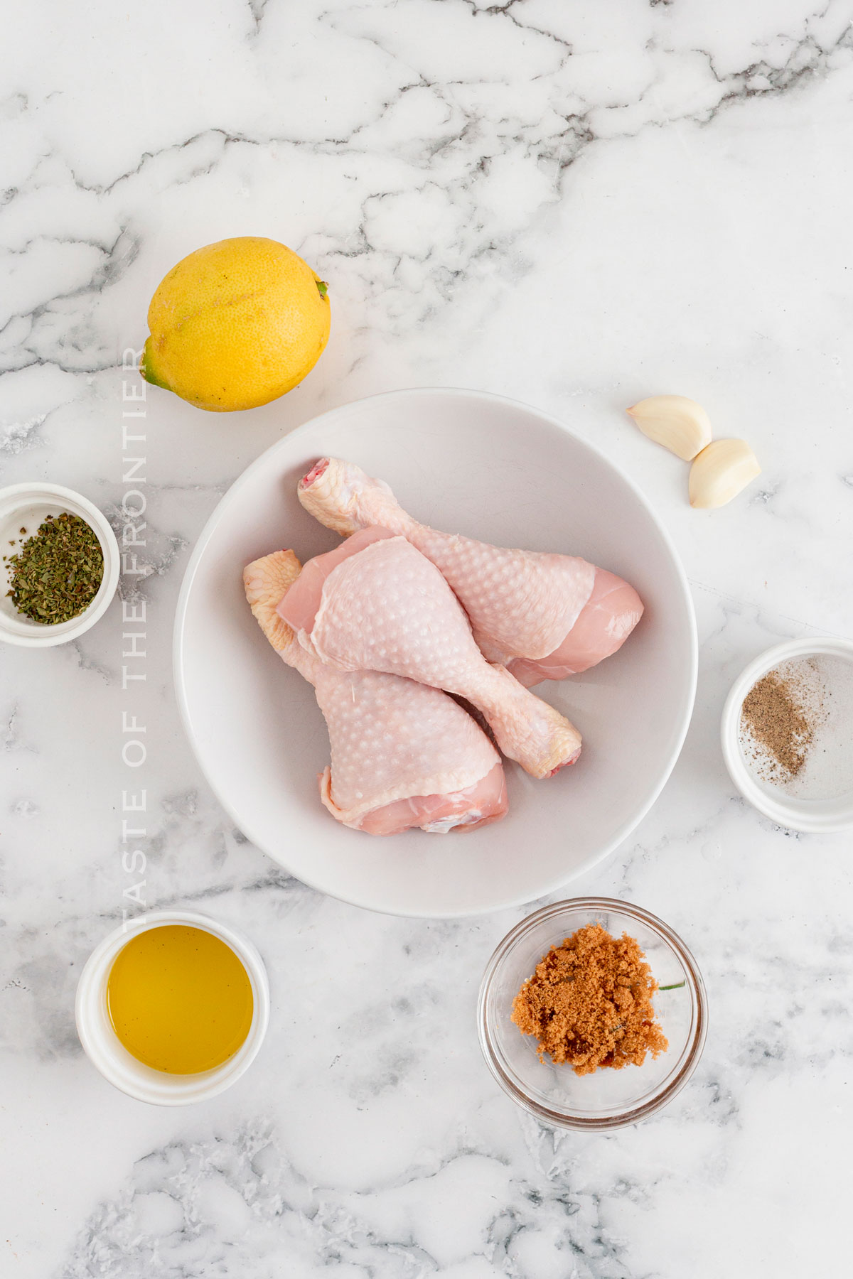 ingredients for Air Fryer Chicken Legs