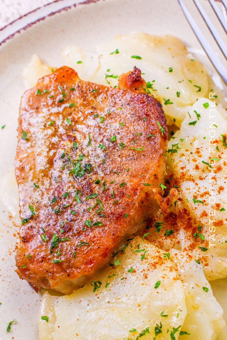 Pork Chops and Scalloped Potatoes - Taste of the Frontier