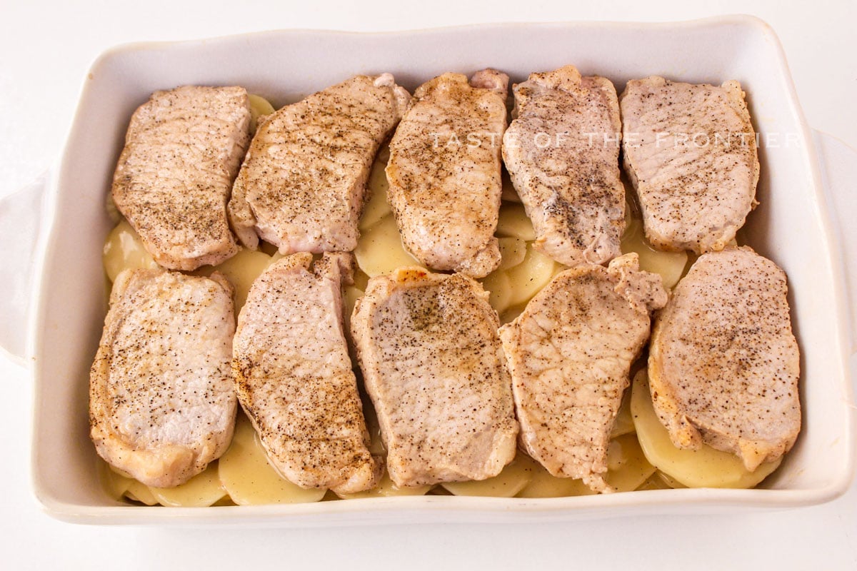 how to make Pork Chops with Scalloped Potatoes