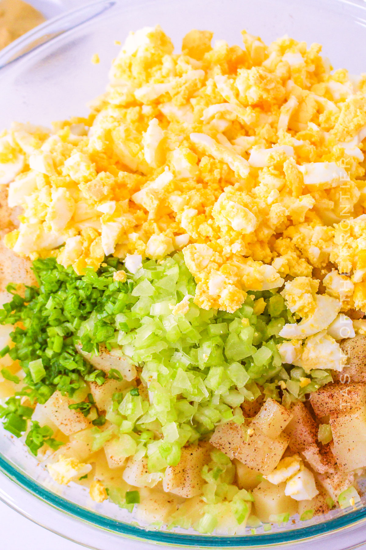 how to make Deviled Egg Potato Salad